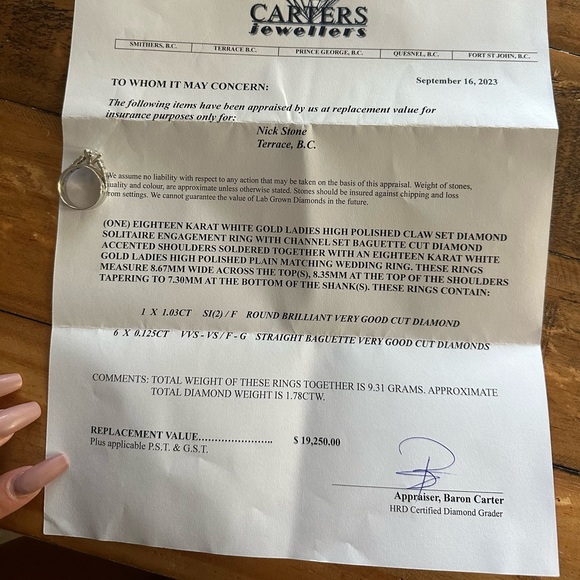 Engagement Ring - Picture 2 of 2